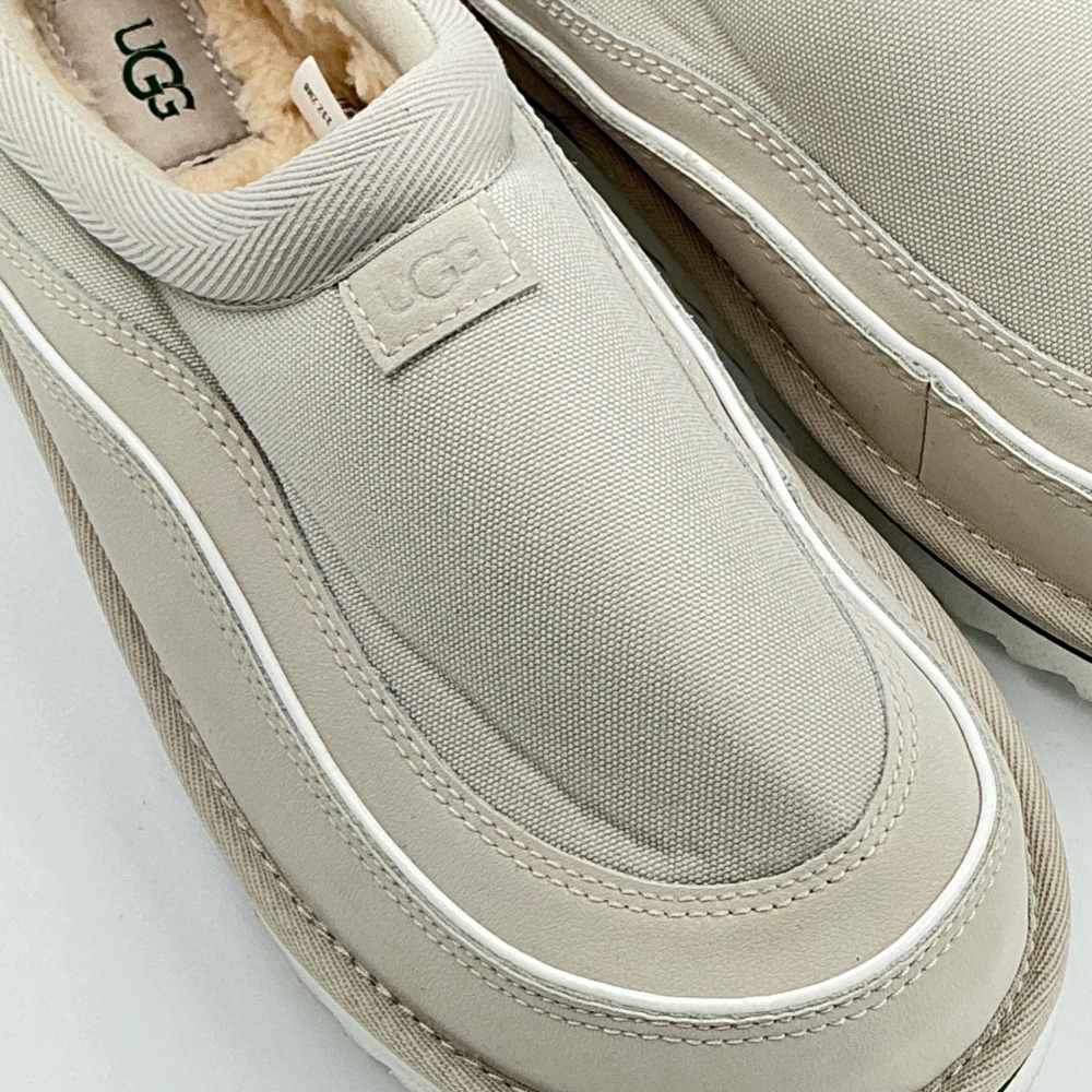 UGG Mens Size 9 Tasman Hybrid Slipper Sneakers SLIP ON Taupe NEW Cali Wave $137 - Picture 2 of 13